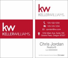 (image for) Keller Williams KW Business Cards Style I - Pack of 500