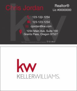 (image for) Keller Williams KW Business Cards Style J - Pack of 500