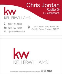 (image for) Keller Williams KW Business Cards Style L - Pack of 500