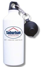 (image for) Suburban Hotel Water Bottle - White
