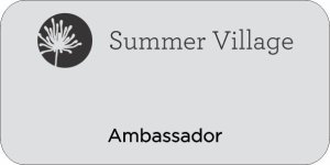 (image for) Summer Village Blank Ambassador Silver Badge