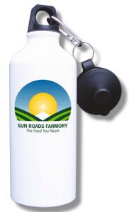 (image for) Sun Roads Farmory Water Bottle - White