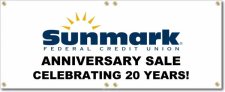 (image for) Sunmark Federal Credit Union Banner Logo Center