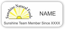 (image for) Sunshine Natural Foods White Badge
