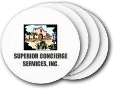 (image for) Superior Concierge Services, Inc. Coasters (5 Pack)