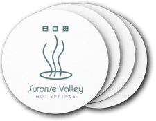 (image for) Surprise Valley Hot Springs Coasters (5 Pack)