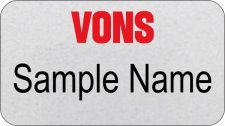 (image for) Vons Silver Badge Name Only