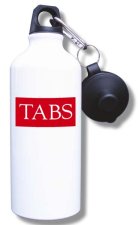 (image for) TABS Water Bottle - White