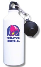 (image for) Taco Bell Water Bottle - White