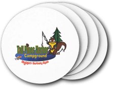 (image for) Tall Pines Harbor Campground Coasters (5 Pack)