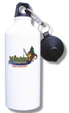 (image for) Tall Pines Harbor Campground Water Bottle - White
