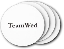 (image for) Team Wed Coasters (5 Pack)