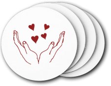 (image for) Tender Hearts Home Health Care Coasters (5 Pack)