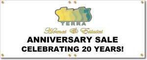 (image for) Terra Homes & Estates Banner Logo Center