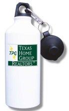 (image for) Texas Home Group Water Bottle - White