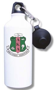 (image for) Theta Zeta Omega Water Bottle - White