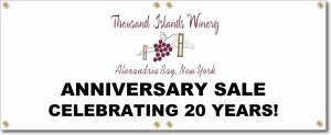 (image for) Thousand Islands Winery Banner Logo Center