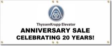 (image for) ThyssenKrupp Elevator Banner Logo Center