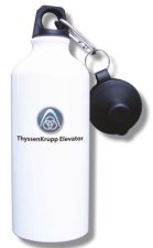 (image for) ThyssenKrupp Elevator Water Bottle - White
