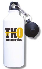 (image for) TKO Properties Water Bottle - White