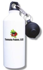 (image for) Tomato Palms, LLC Water Bottle - White