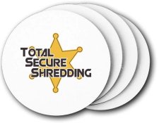 (image for) Total Secure Shredding, INC Coasters (5 Pack)