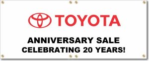 (image for) Toyota Logo A Banner Logo Center