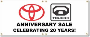 (image for) Toyota Logo F Banner Logo Center