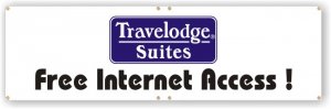 (image for) Travelodge 28\" x 6\' Banner (Logo C)