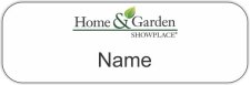 (image for) True Value Home and Garden Small White Name Badge