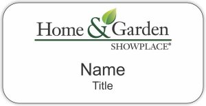 (image for) True Value Home and Garden White Name Badge