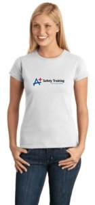 (image for) A+ Safety Training Women\'s T-Shirt