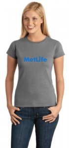 (image for) MetLife Women\'s T-Shirt Logo A