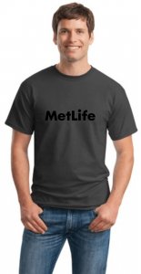 (image for) MetLife T-Shirt Grey Logo B