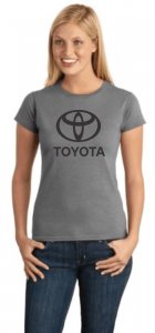 (image for) Toyota Logo B Women\'s T-Shirt Grey