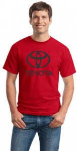 (image for) Toyota Logo B T-Shirt Red