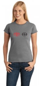 (image for) Toyota Logo E Women\'s T-Shirt Grey