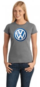 (image for) Volkswagen Women\'s T-Shirt Grey