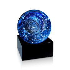 (image for) Twisted Blue Galaxy Art Glass Award