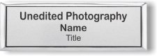 (image for) Unedited Photography Small Silver Executive Badge