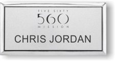 (image for) Universal Protection Service 560 Mission Silver Executive Badge