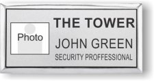 (image for) Universal Protection Service The Tower Silver Executive Badge