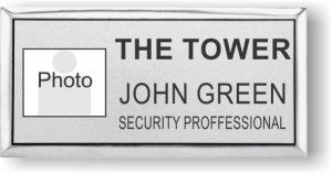 (image for) Universal Protection Service The Tower Silver Executive Badge