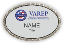 (image for) VAREP Bling Oval Silver Badge