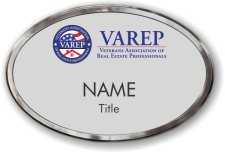 (image for) VAREP Prestige Polished Oval Silver Badge