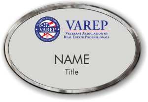 (image for) VAREP Prestige Polished Oval Silver Badge