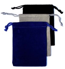(image for) Velour Name Badge Pouches - Assorted Colors