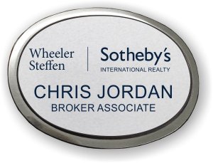 (image for) Wheeler Steffen Sotheby\'s International Realty Silver Oval Badge