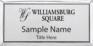 (image for) Barrett & Stokely Williamsburg Square Silver Executive Badge