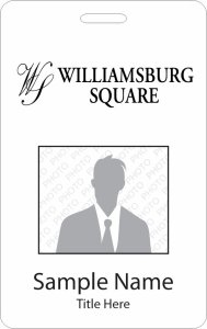 (image for) Barrett & Stokely Williamsburg Square Photo ID Badge